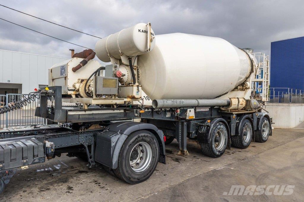 Renders BETON MIXER 12M3 + MOTOR (MALAXEUR/MISCHER) Egyéb - félpótkocsik