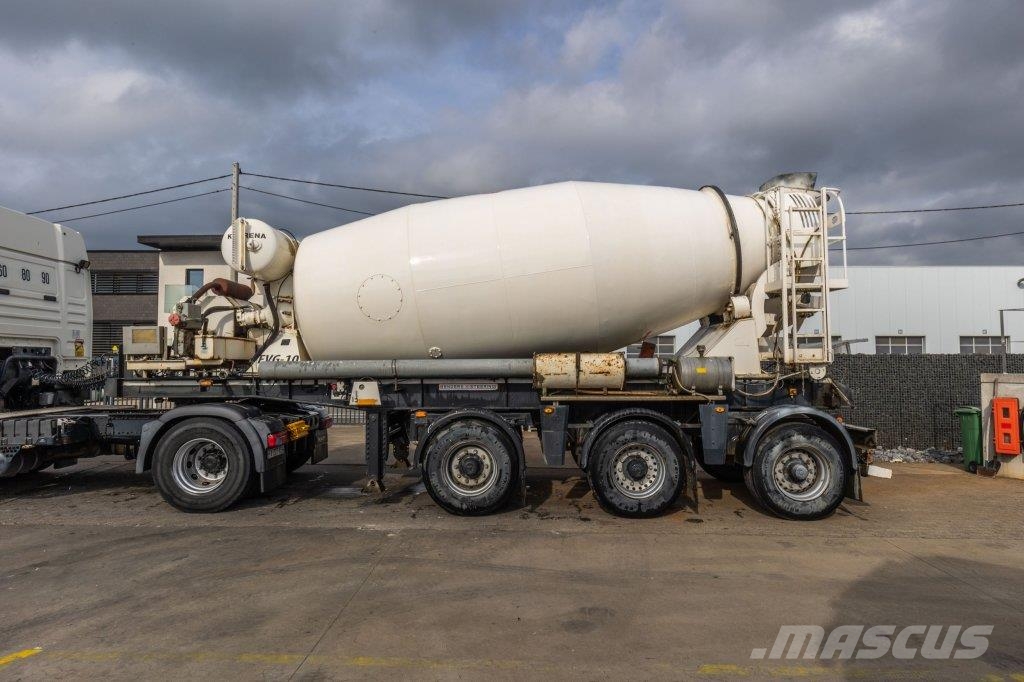 Renders BETON MIXER 12M3 + MOTOR (MALAXEUR/MISCHER) Egyéb - félpótkocsik