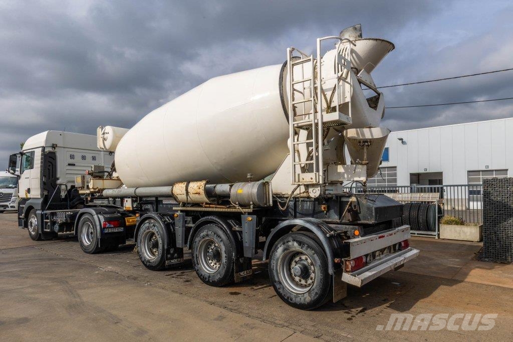 Renders BETON MIXER 12M3 + MOTOR (MALAXEUR/MISCHER) Egyéb - félpótkocsik