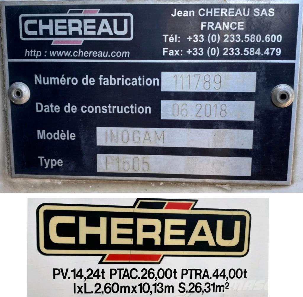 Chereau Inogam Leviand 120 rail aerin Rohrbahnen -THERMOKI Kutular