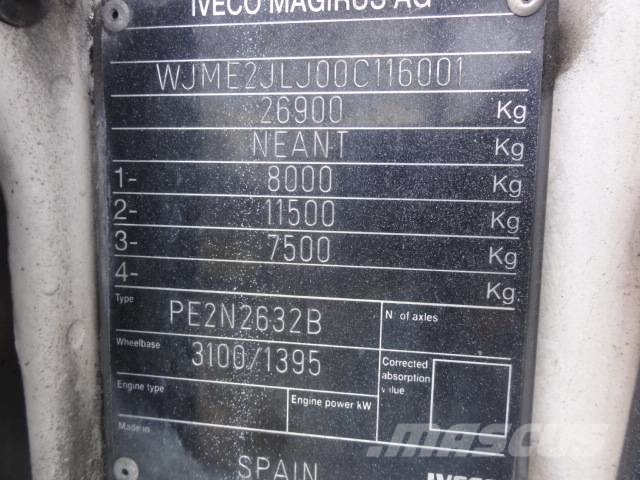 Iveco EuroTech 240E26 Garbage truck Eurovoire CRoss 18m3 Otros camiones
