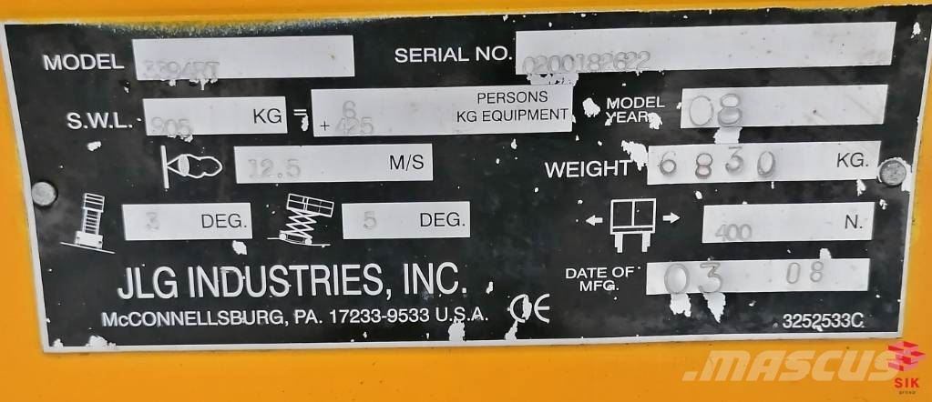 JLG 3394 RT Platforme foarfeca