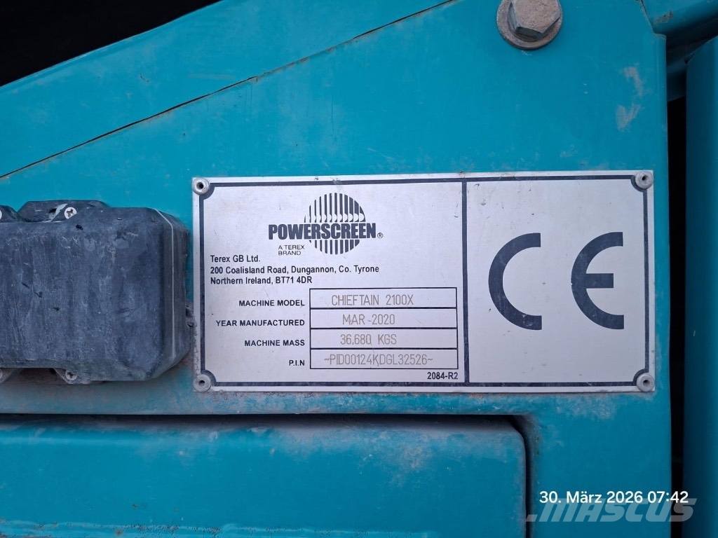 PowerScreen Chieftain 2100 X Mobilna sita