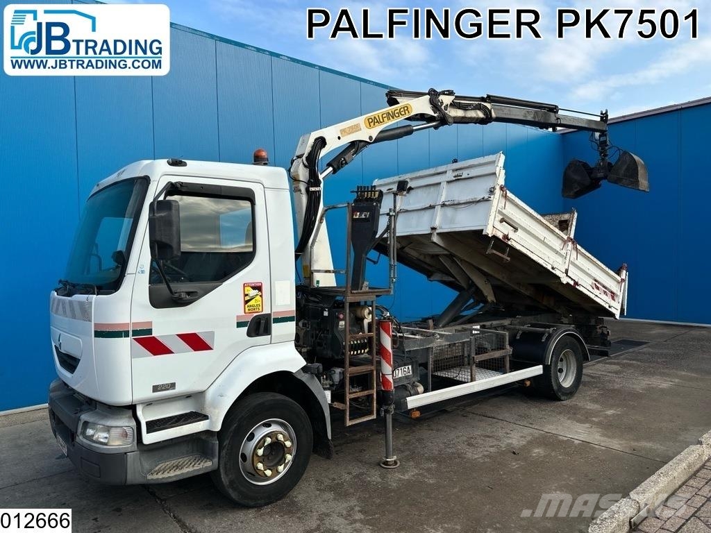 Renault Midlum 220 EURO 3, Palfinger, Manual Sklápěče