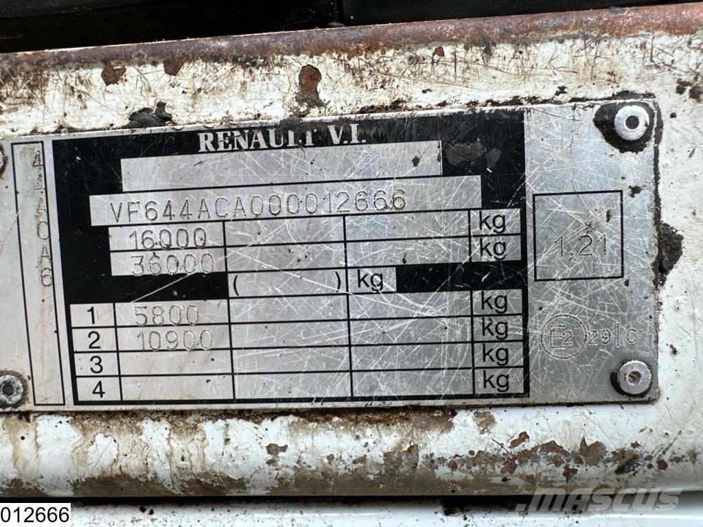 Renault Midlum 220 EURO 3, Palfinger, Manual Sklápěče