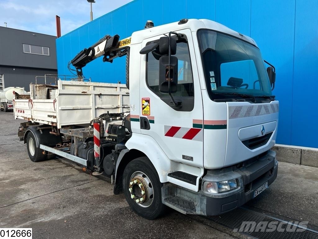 Renault Midlum 220 EURO 3, Palfinger, Manual Sklápěče