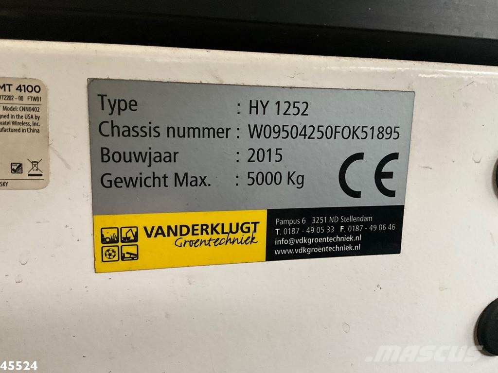 Boki 1252 HY hogedrukreinigingswagen Euro 6 Slamsuger