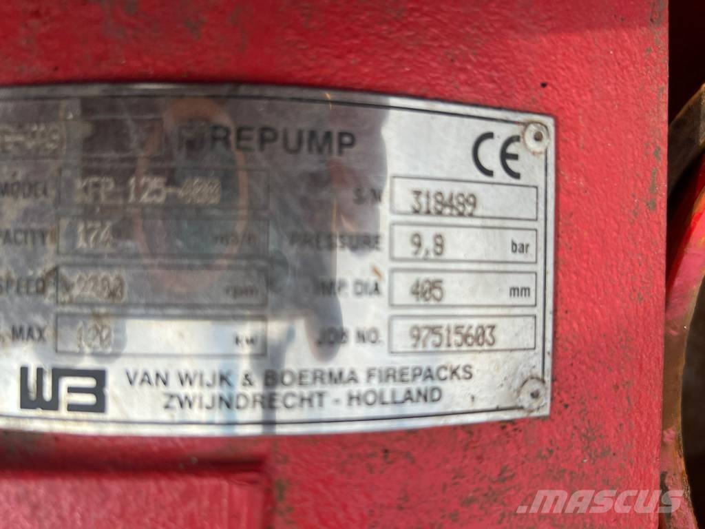 DAF Fire Pump engine DAF PF183 / Fire Pack 1028Hr! Waterpompen