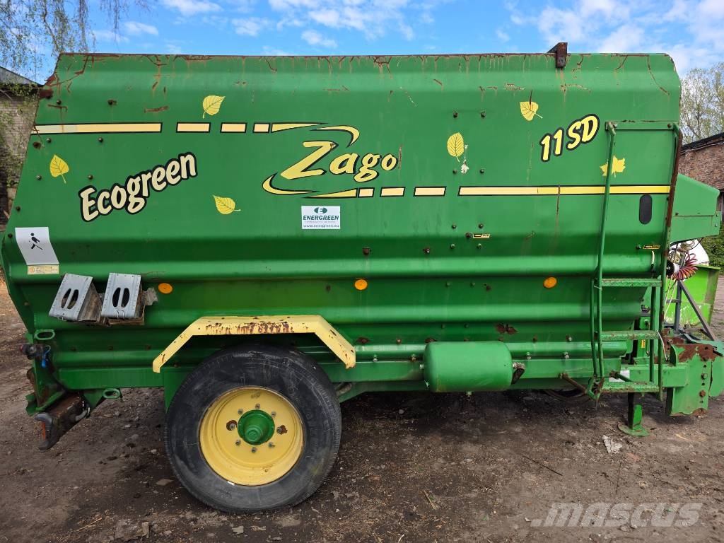 Zago 11 SD آلات تمزيق المخلفات