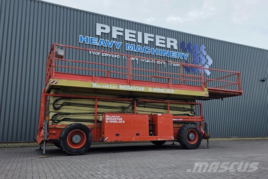 Holland Lift G-300DL30/S Diesel, 4x4x4 Drive, 33.5m Working Hei 剪叉式升降机