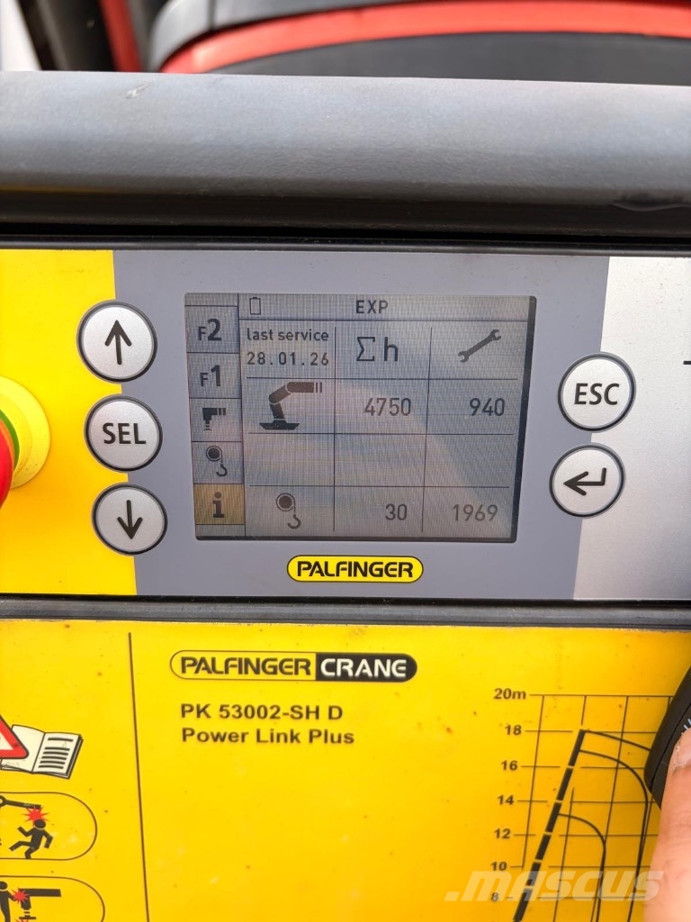 Scania R 490 LA + Palfinger PK 53002 SH D رافعات تحميل