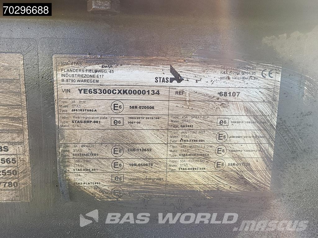Stas S300CX 28m3 Lifting Axle Tippsemi