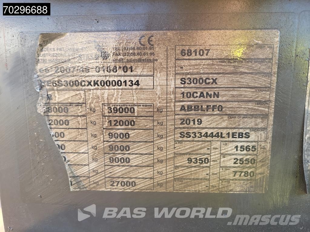 Stas S300CX 28m3 Lifting Axle Tippsemi