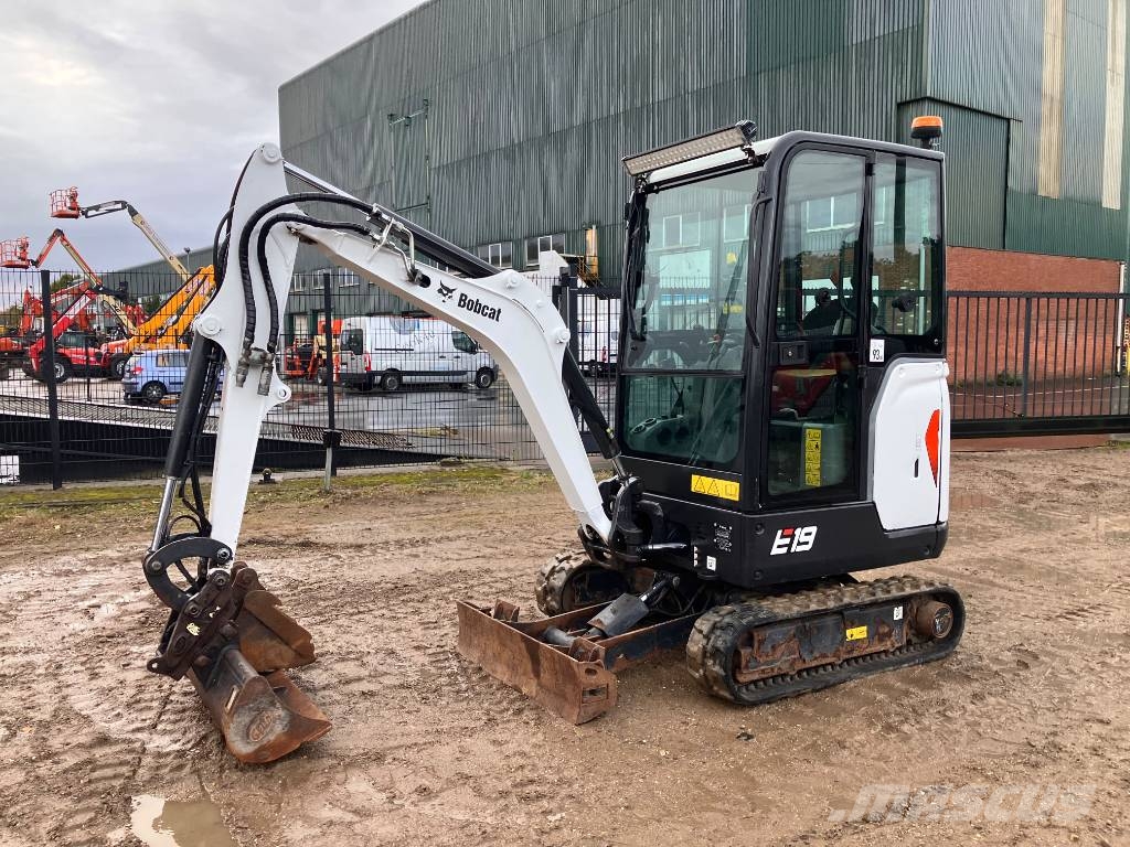 Bobcat E19 حفارات صغيرة أقل من 7 طن (حفارات صغيرة)
