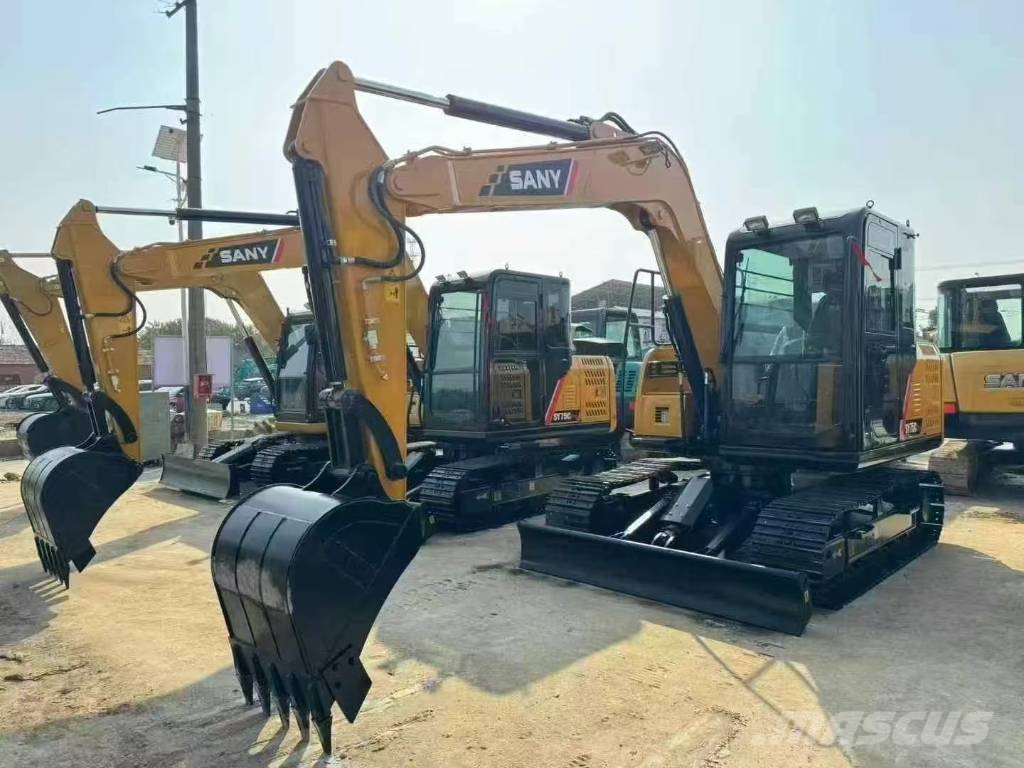 Sany SY75C Escavadoras Midi 7t - 12t