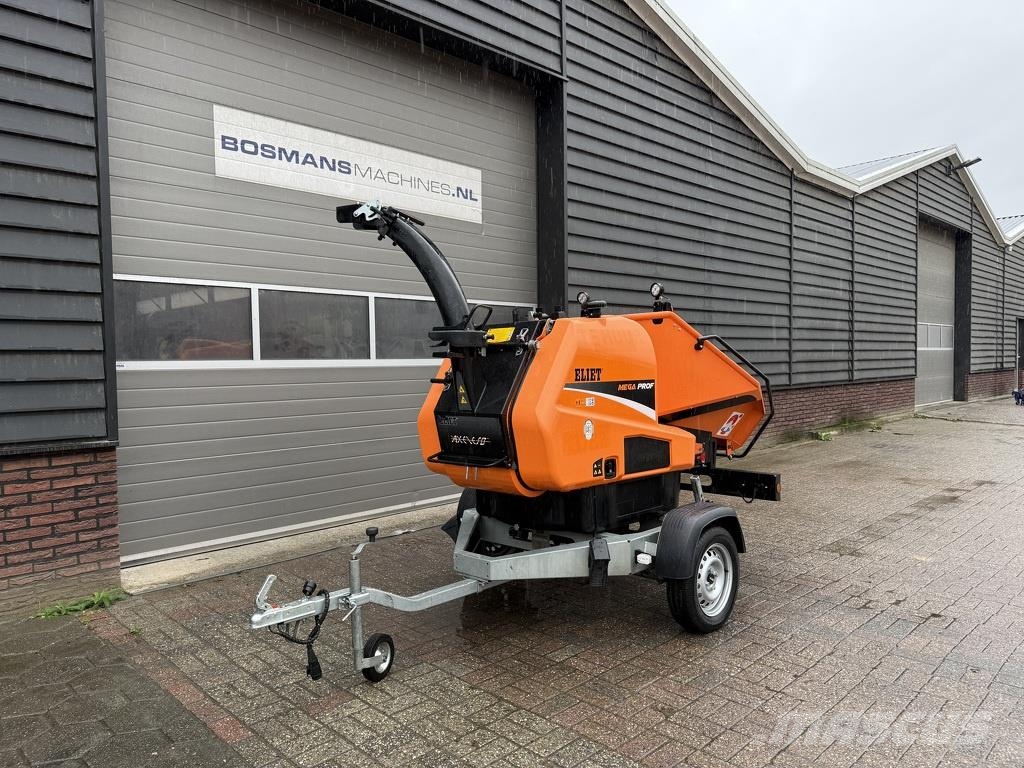 Eliet mega prof onroad mobiele versnipperaar / hakselaar ウッドチッパー