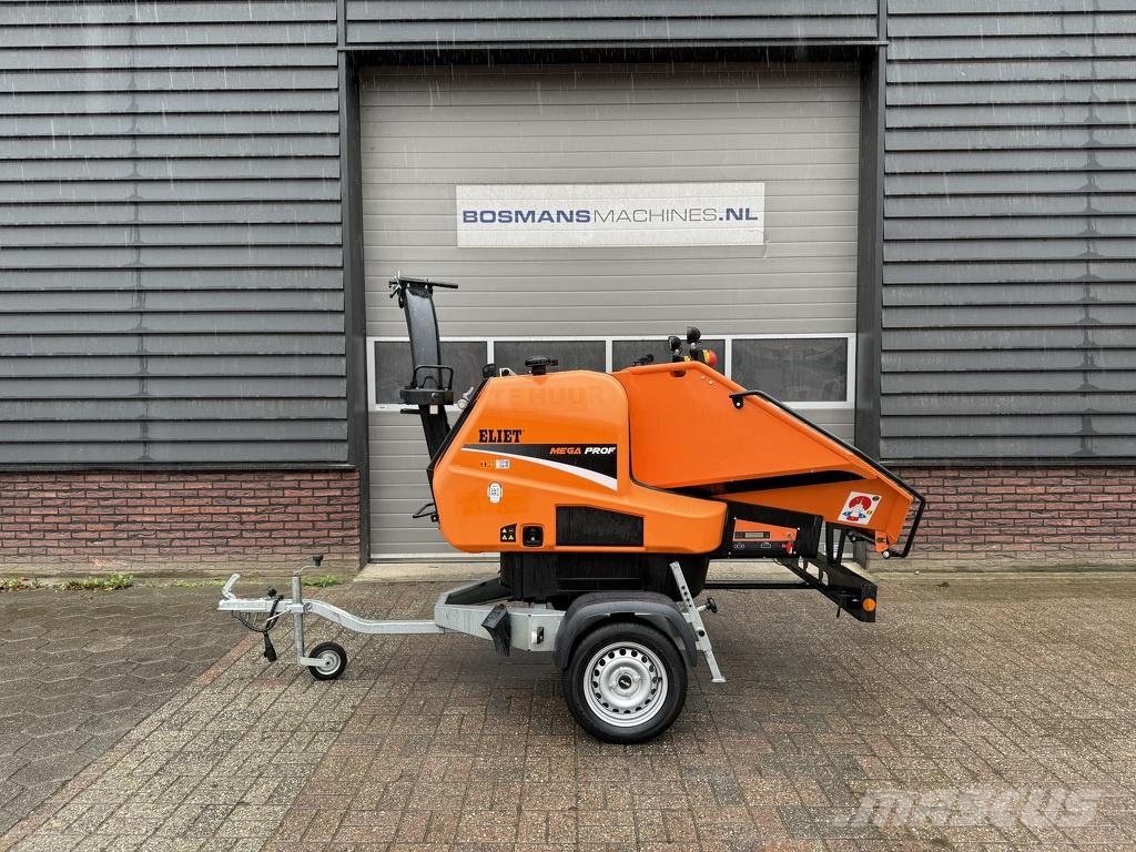 Eliet mega prof onroad mobiele versnipperaar / hakselaar ウッドチッパー