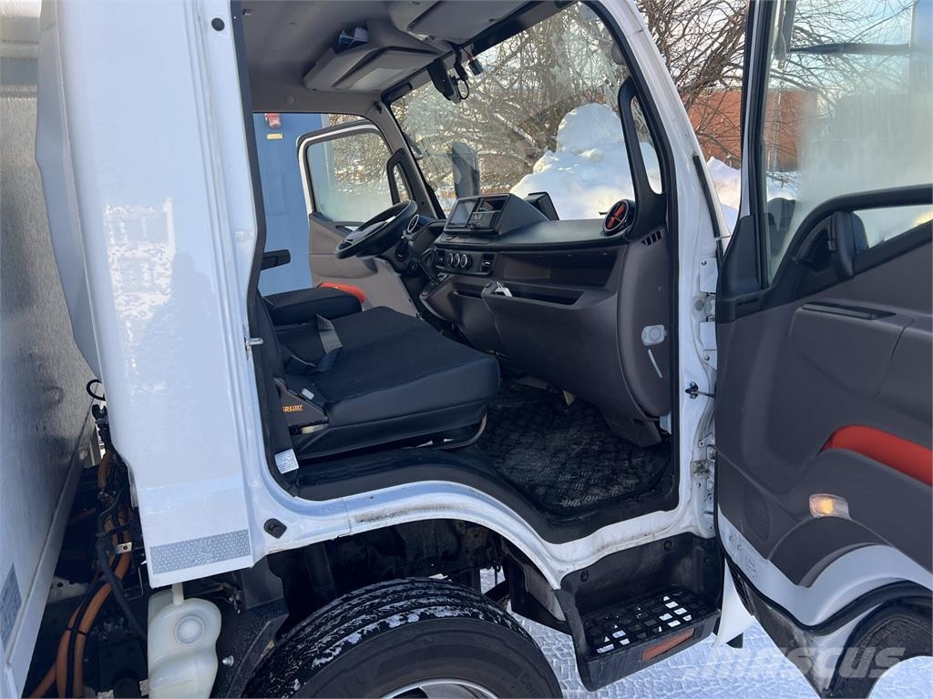 Fuso Ecanter 9C18 L-Bat Camiones con caja de remolque
