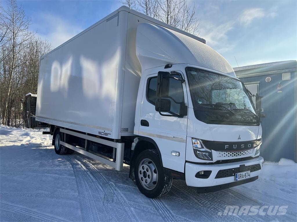 Fuso Ecanter 9C18 L-Bat Camiones con caja de remolque