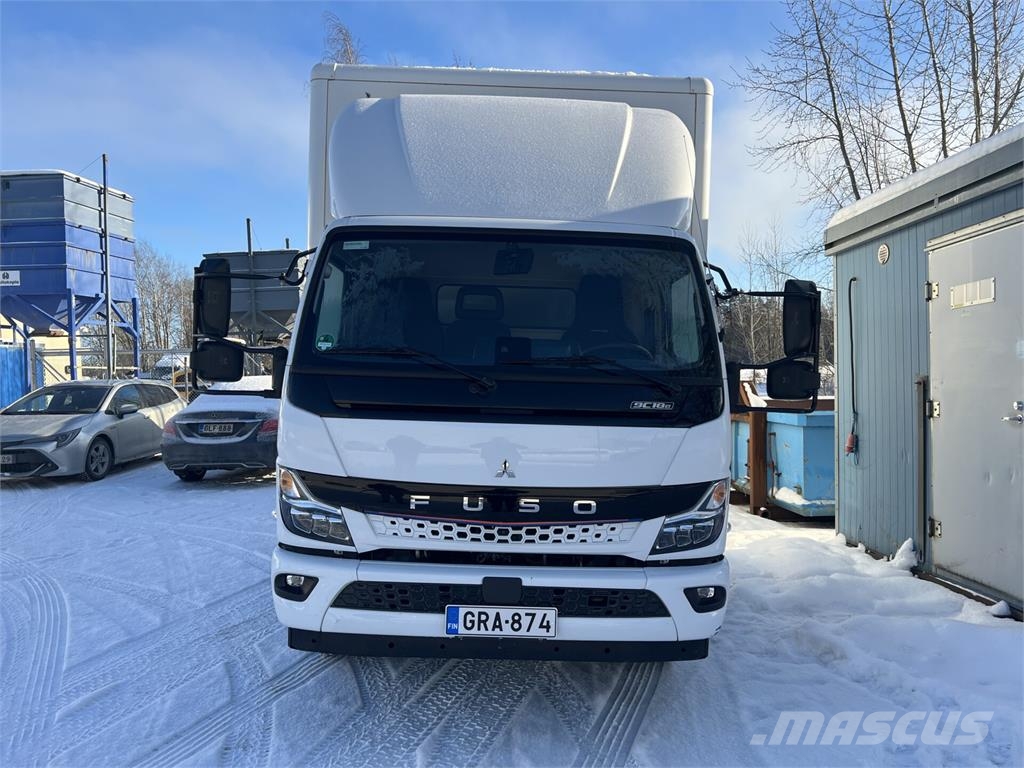 Fuso Ecanter 9C18 L-Bat Camiones con caja de remolque