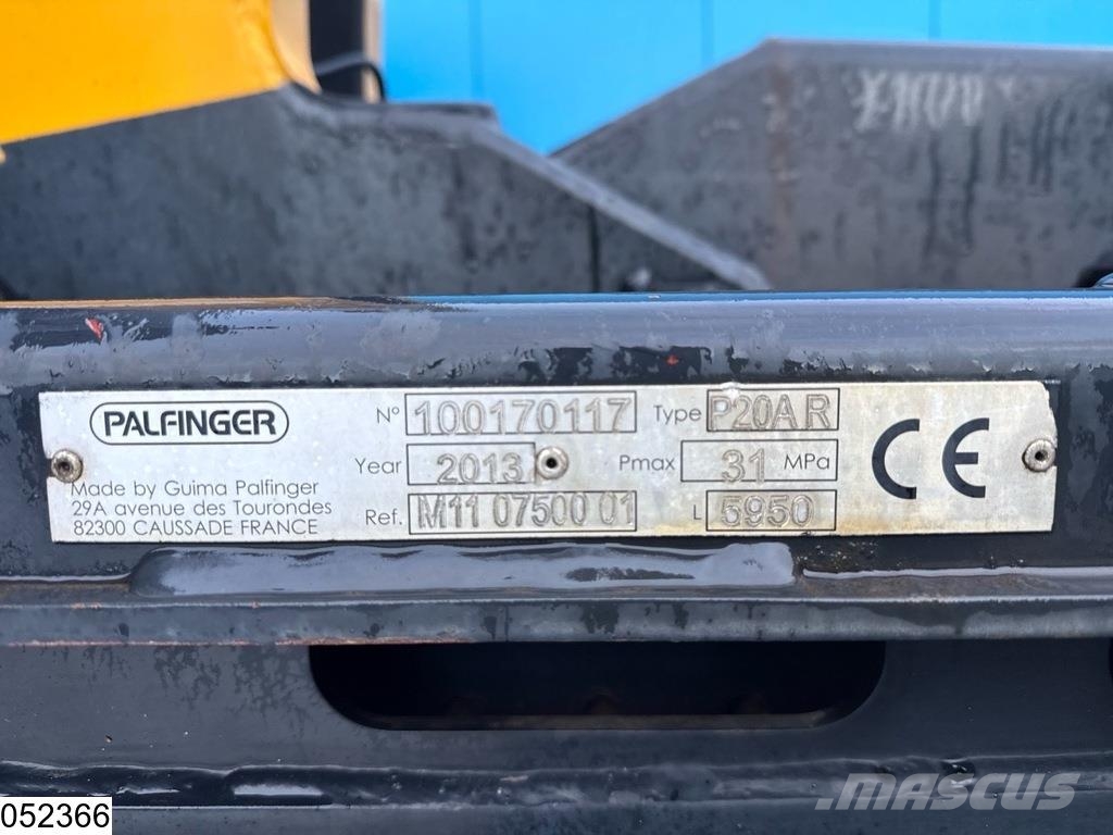 MAN TGS 33 480 6x4, EURO 5, Palfinger, Retarder Treileri ar āķi