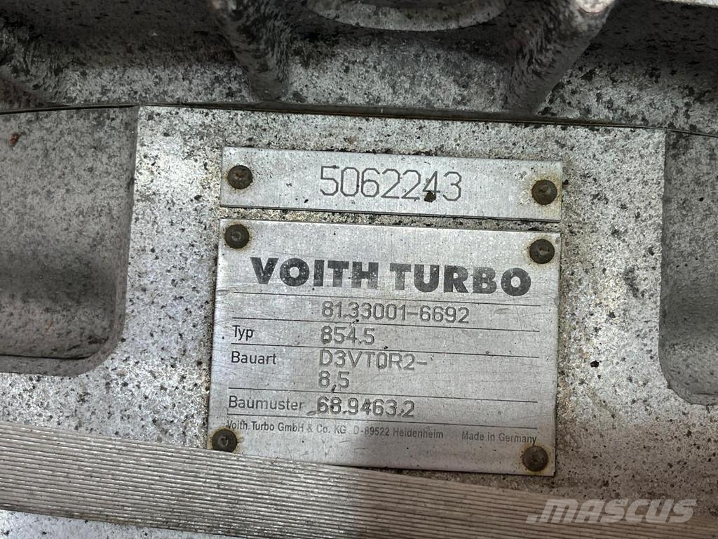 MAN 5062243 VOITH GEARBOX 854.5 81.33001-6692 D3VT0R2- Girkasser
