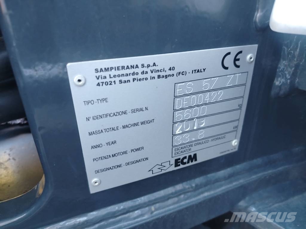 ECM ES57 ZT Minikaivukoneet < 7t