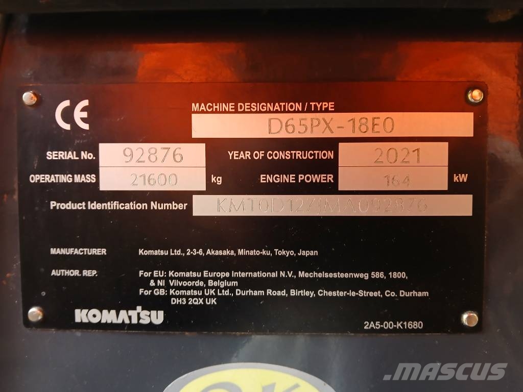 Komatsu D 65 PX-18 ブルドーザー