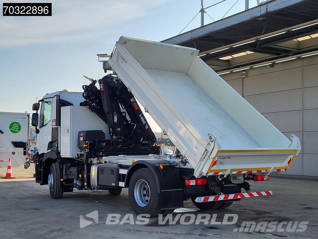 Renault C 430 4X2 NEW! HIAB X-Hiduo 138 Crane 6m3 Dautel 3 Kipper