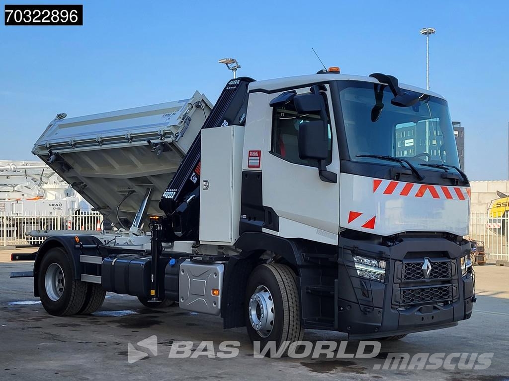 Renault C 430 4X2 NEW! HIAB X-Hiduo 138 Crane 6m3 Dautel 3 Kipper