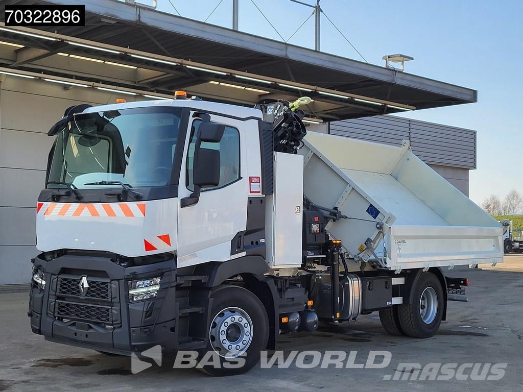 Renault C 430 4X2 NEW! HIAB X-Hiduo 138 Crane 6m3 Dautel 3 Kipper
