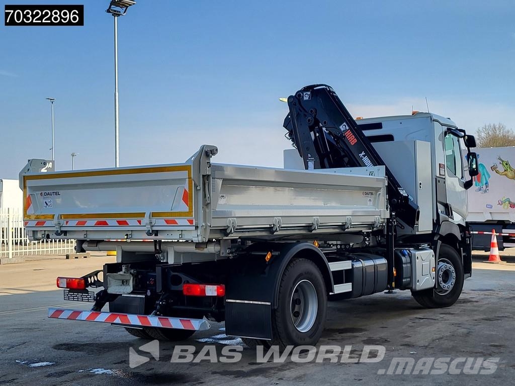 Renault C 430 4X2 NEW! HIAB X-Hiduo 138 Crane 6m3 Dautel 3 Kipper