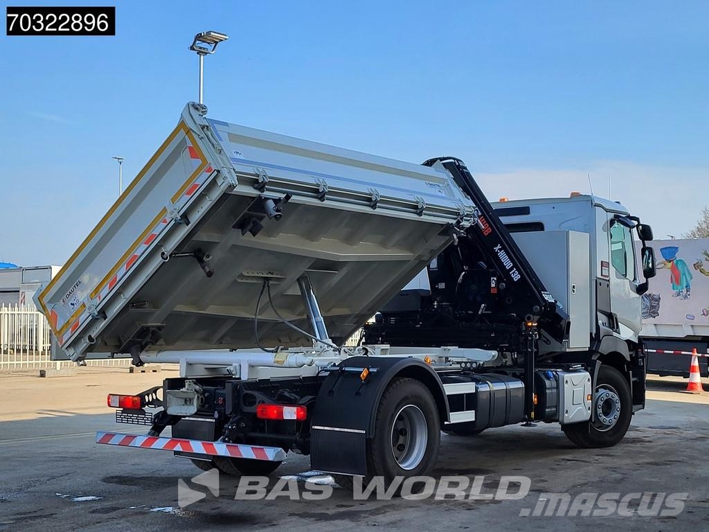 Renault C 430 4X2 NEW! HIAB X-Hiduo 138 Crane 6m3 Dautel 3 Kipper