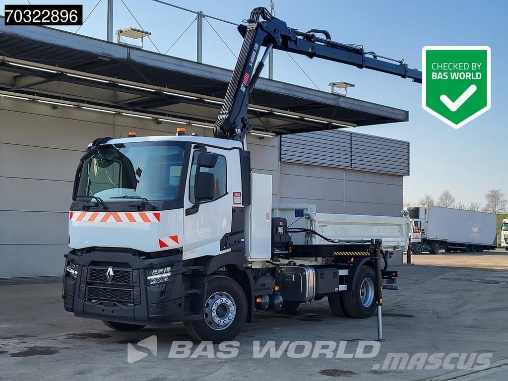 Renault C 430 4X2 NEW! HIAB X-Hiduo 138 Crane 6m3 Dautel 3 Kipper