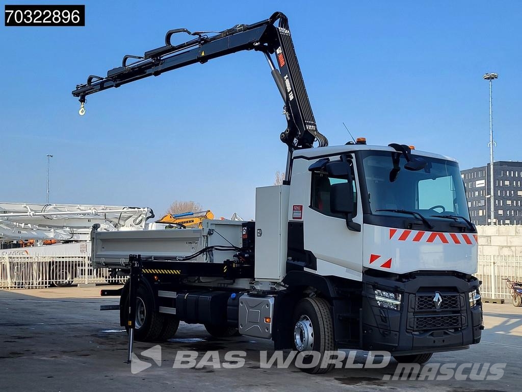 Renault C 430 4X2 NEW! HIAB X-Hiduo 138 Crane 6m3 Dautel 3 Kipper