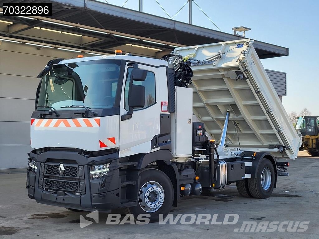 Renault C 430 4X2 NEW! HIAB X-Hiduo 138 Crane 6m3 Dautel 3 Kipper