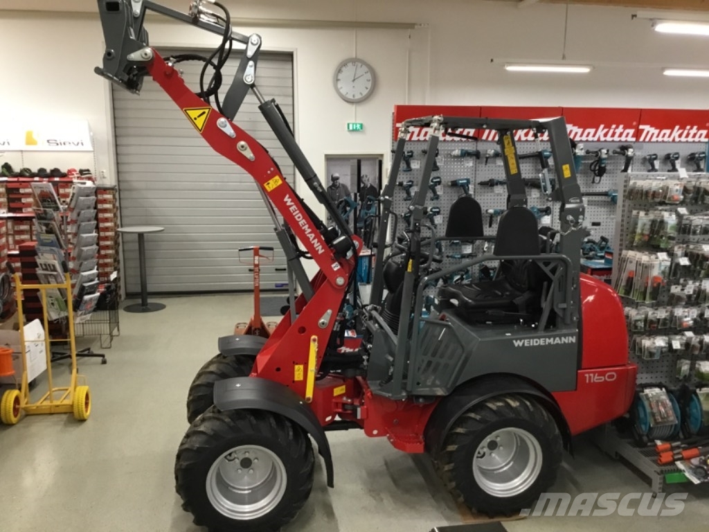 Weidemann 1160 Hoftrac FOPS/ROPS turvakaarella Multifunktionslader