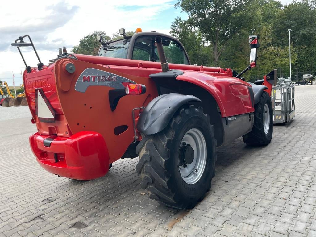 Manitou MT1840A Kosz Rozkładany 4m Sterowanie Radi Telescopic wheel loaders