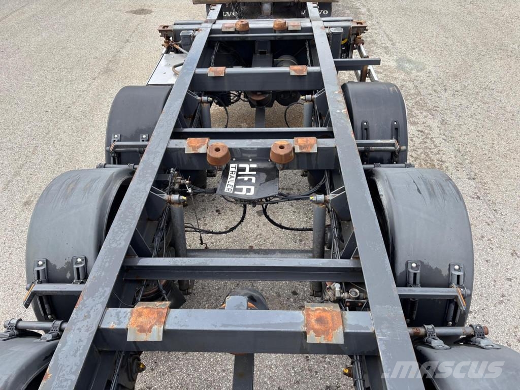 HFR KM 24 3 SAF AXLE + LIFITNG AXLES + CHASSIS L7450mm Remorque porte container