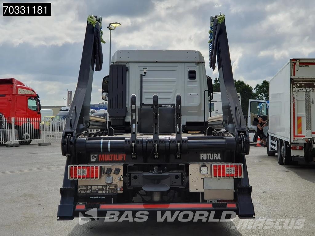 Iveco X-Way 530 6X2 NEW! Hiab FTR18 skiploader Automatic Portaalsysteem vrachtwagens