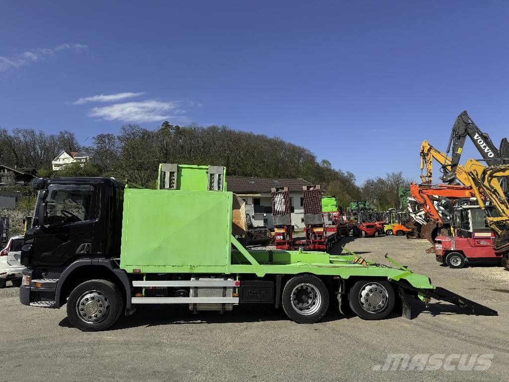 Scania P420LB Maschienentrasport 6x2 Lift+Lenkachse Eu5 Járműszállítók