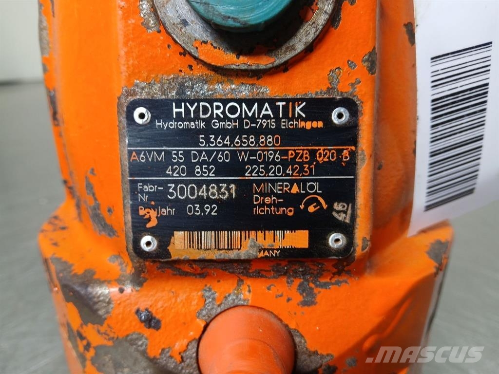 Zeppelin ZL6B-536465880Hydromatik A6VM55DA/60W-Drive motor Hydraulik