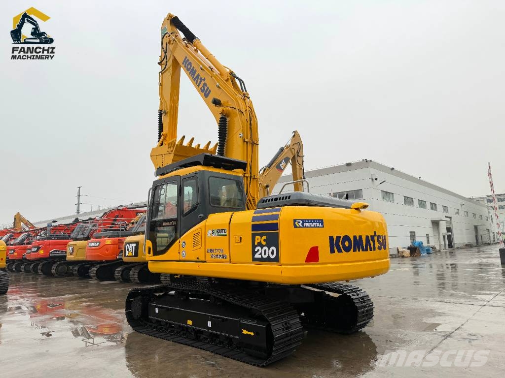 Komatsu PC 200 Pásové rýpadlá