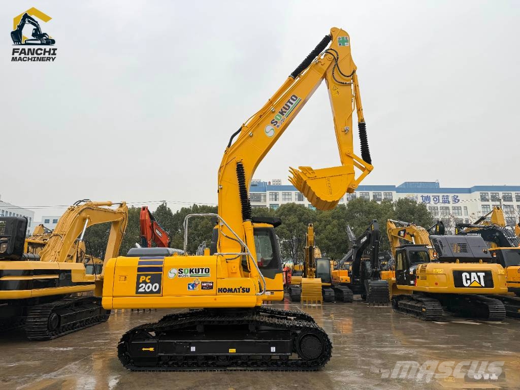 Komatsu PC 200 Pásové rýpadlá