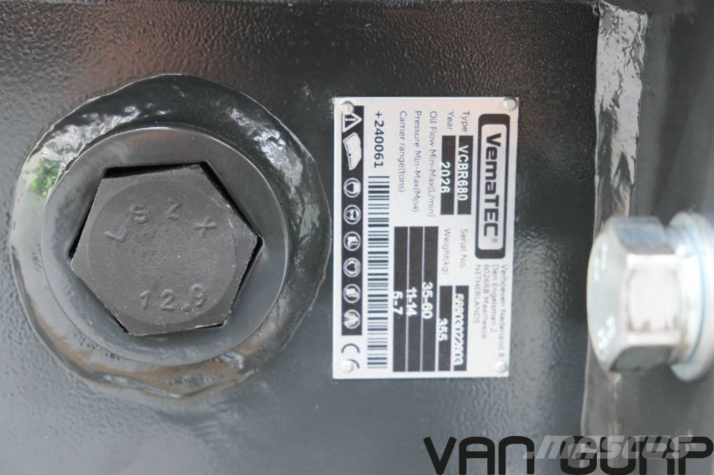  Vematec ( 5.0 - 7.0 ton) | CW10 | Sloophamer Hamme Hammer / Brecher