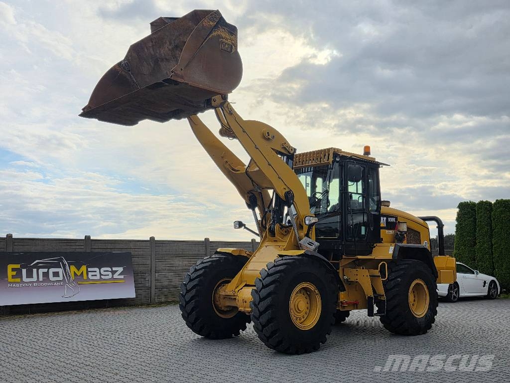 CAT 938 K, 2013 ROK, ŁYŻKA + WIDŁY Cargadoras sobre ruedas