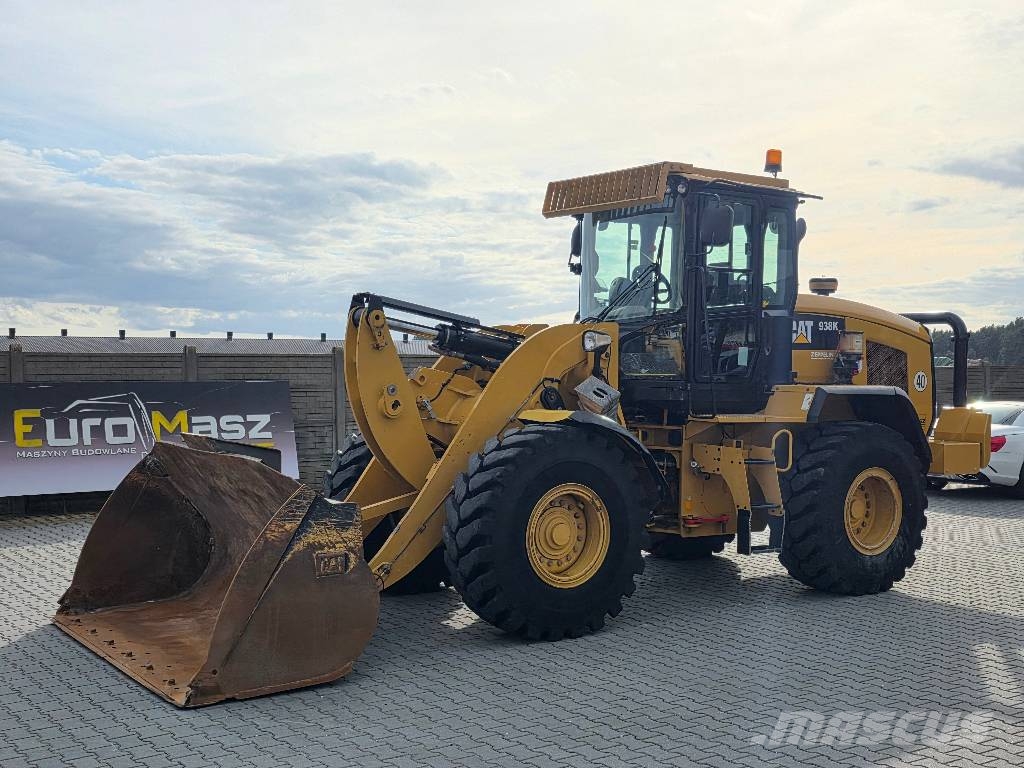 CAT 938 K, 2013 ROK, ŁYŻKA + WIDŁY Cargadoras sobre ruedas