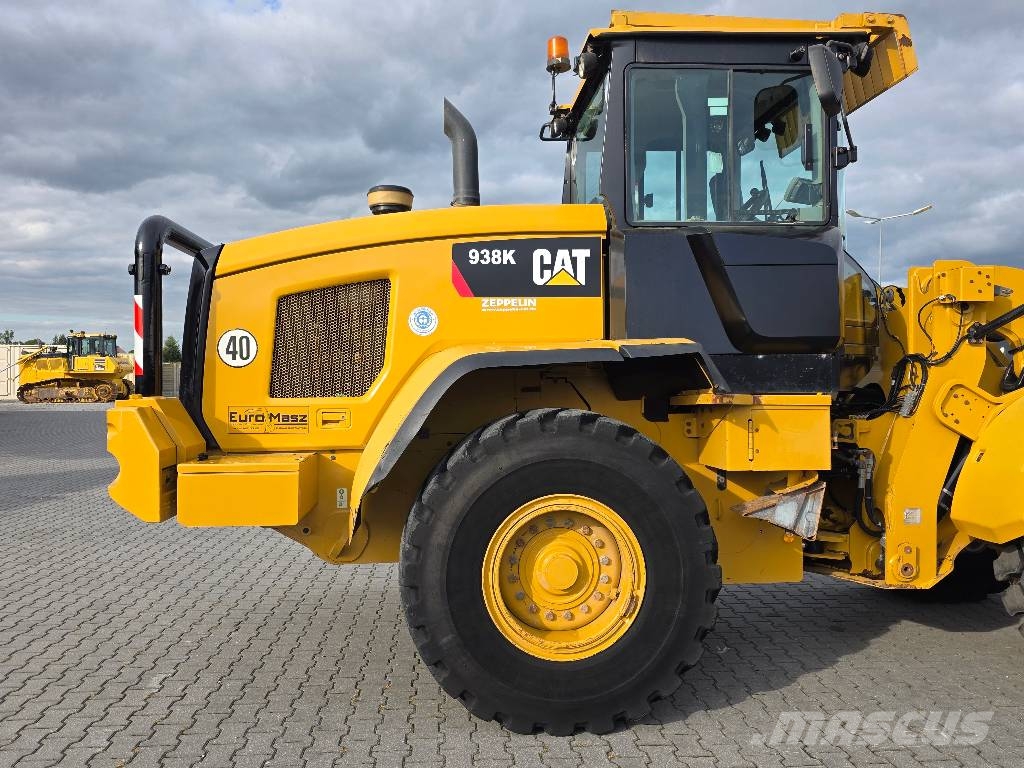 CAT 938 K, 2013 ROK, ŁYŻKA + WIDŁY Cargadoras sobre ruedas