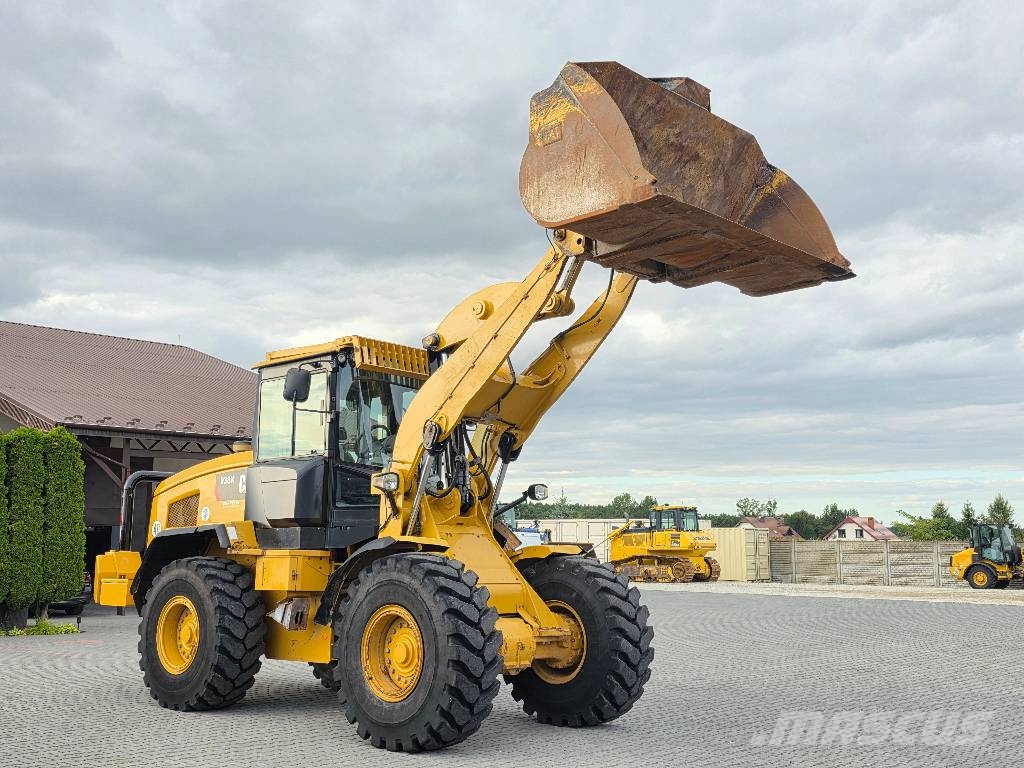 CAT 938 K, 2013 ROK, ŁYŻKA + WIDŁY Cargadoras sobre ruedas