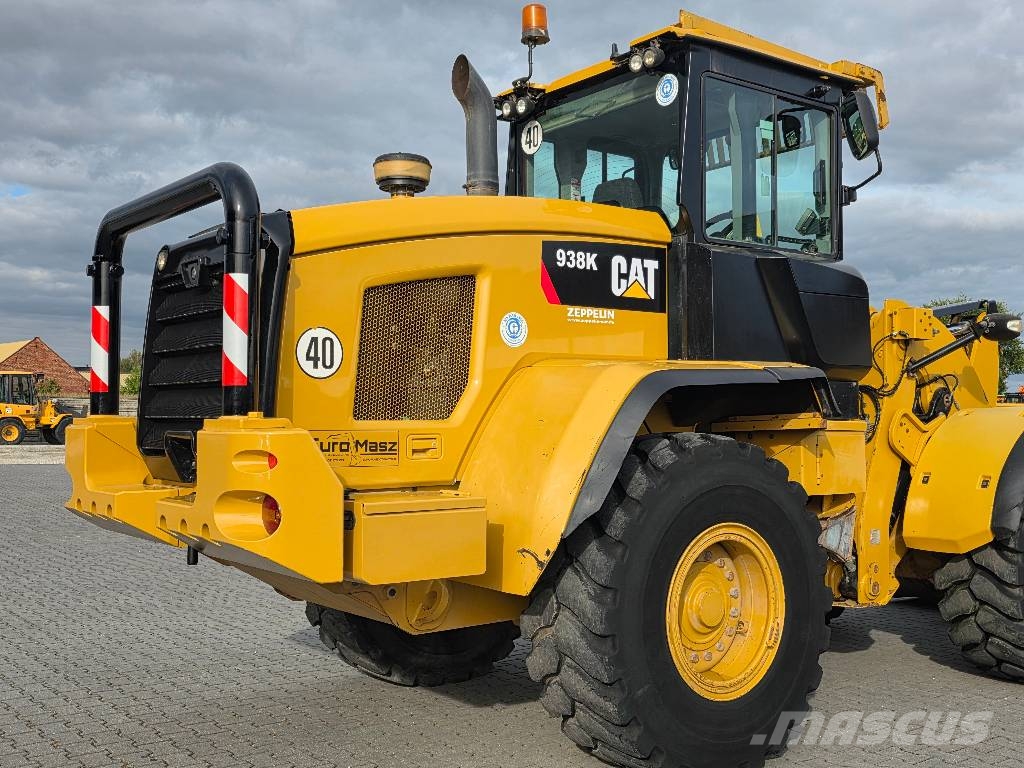 CAT 938 K, 2013 ROK, ŁYŻKA + WIDŁY Cargadoras sobre ruedas